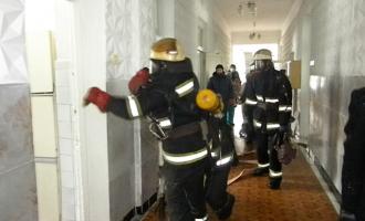 В Воронежской области горела районная больница, 85 пациентов эвакуировали