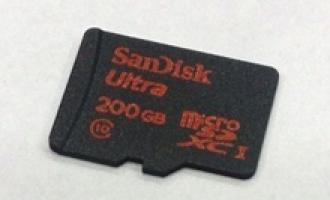������������ �������� ��������� ����� ������ microSD �������� 200 ��