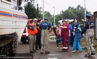 Из подтопленных домов в Уссурийске ушла вода