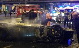 Студент на «Ferrari», устроивший аварию в Москве, не имеет водительских прав