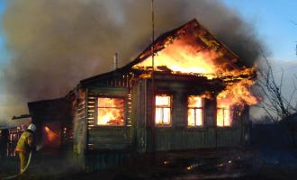 Отец и четверо малышей погибли при пожаре в Новосибирской области