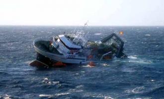 В Восточно-Китайском море затонуло рыболовецкое судно