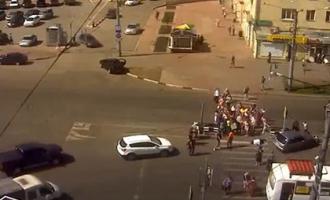 ДТП в Новокузнецке: водитель с эпилепсией наехал на группу пешеходов