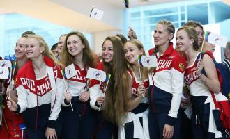 Олимпийскую сборную РФ торжественно отправили на Игры