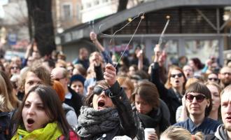 Поляки вышли на протестную акцию против введения в стране полного запрета абортов