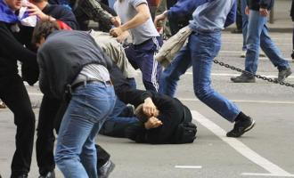 В северной части Германии местные и мигранты устроили массовую драку