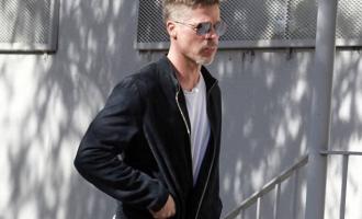 Брэд Питт резко сдал и стал похож на ходячий скелет