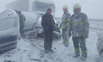 В Словакии произошло масштабное ДТП с участием 40 машин