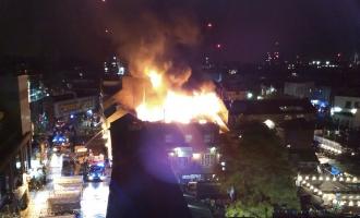 В Лондоне локализирован пожар на крупном рынке