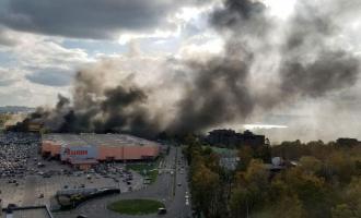 В столице полыхает рынок «Синдика»