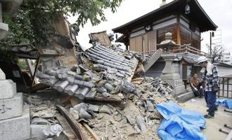 За сутки в Японии после землетрясения произошло 26 афтершоков