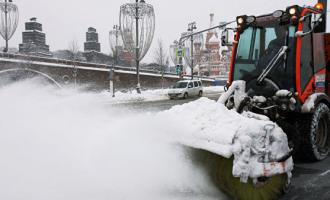 Пресс-служба комплекса городского хозяйства Москвы о том, что приблизительно 50 см снега выпало в Москве с начала сезона