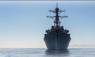 О том, что американский эсминец ранее вошел в Черное море