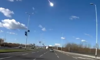 Очевидец о взрыве метеорита в небе над Хорватией
