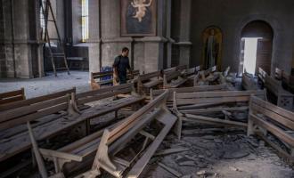 Нагорный Карабах: Армения обвиняет Азербайджан в обстреле Шушинского собора