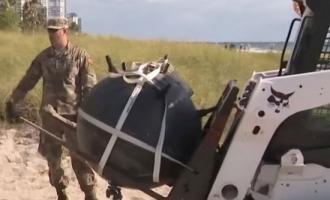 Инцидент на пляже Флориды: выбросило морскую мину